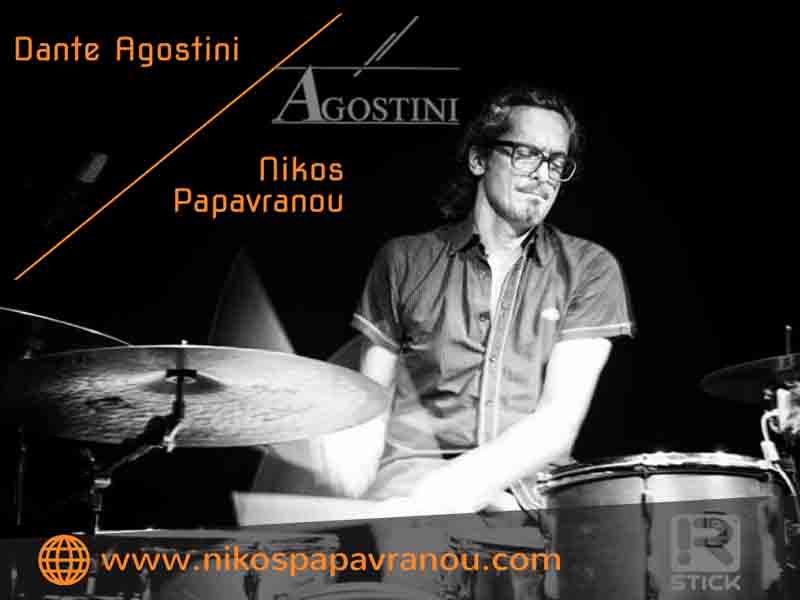 Nikos Papavranousis Νίκος Παπαβρανούσης: σχολή Drums Dante Agostini