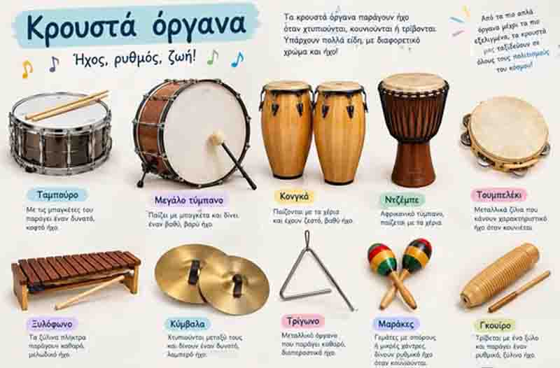 Free percussion lessons Thermaikos